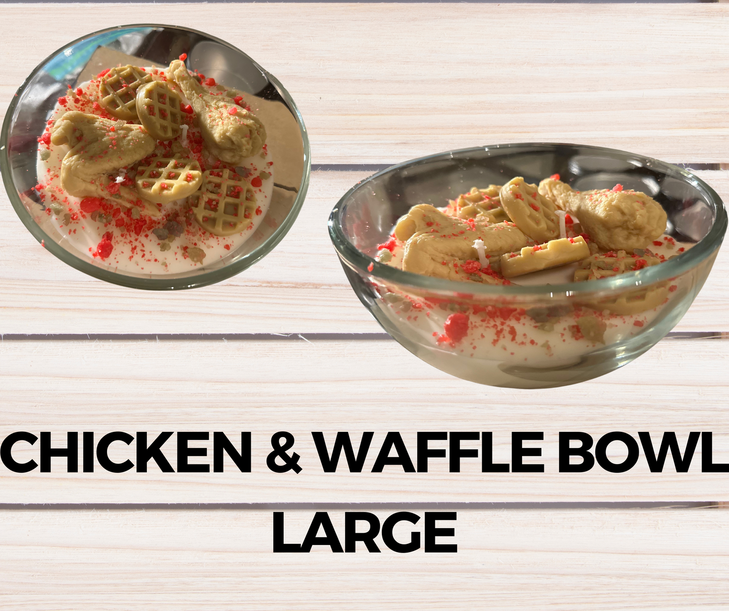 Chicken & Waffle Bowl Large