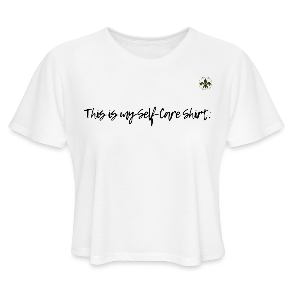 Women's Cropped T-Shirt - white