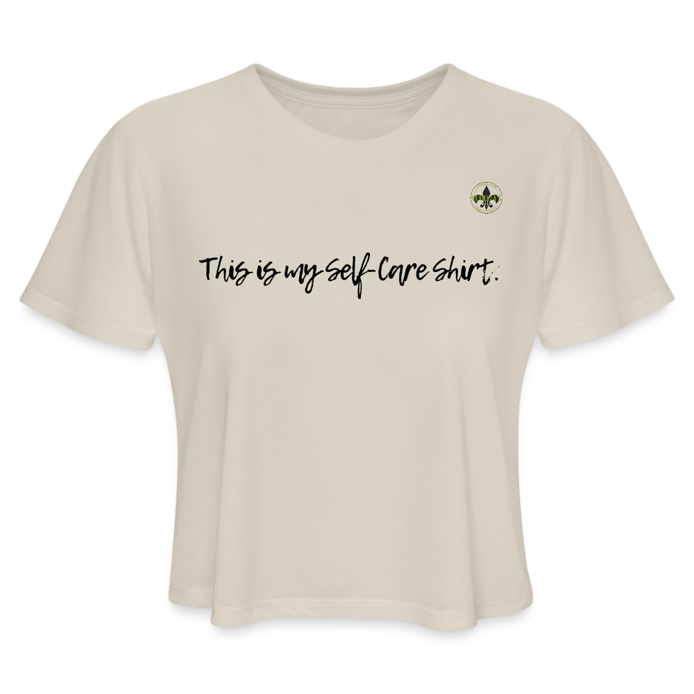 Women's Cropped T-Shirt - dust
