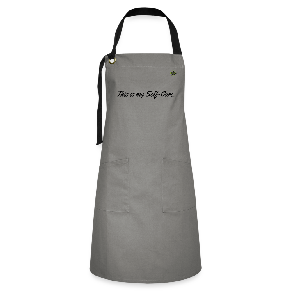 Self Care Apron - gray/black