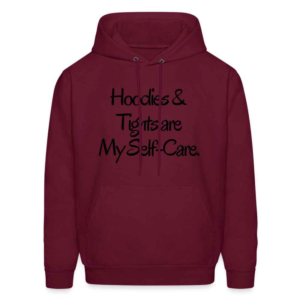 Hoodie and Tights - burgundy