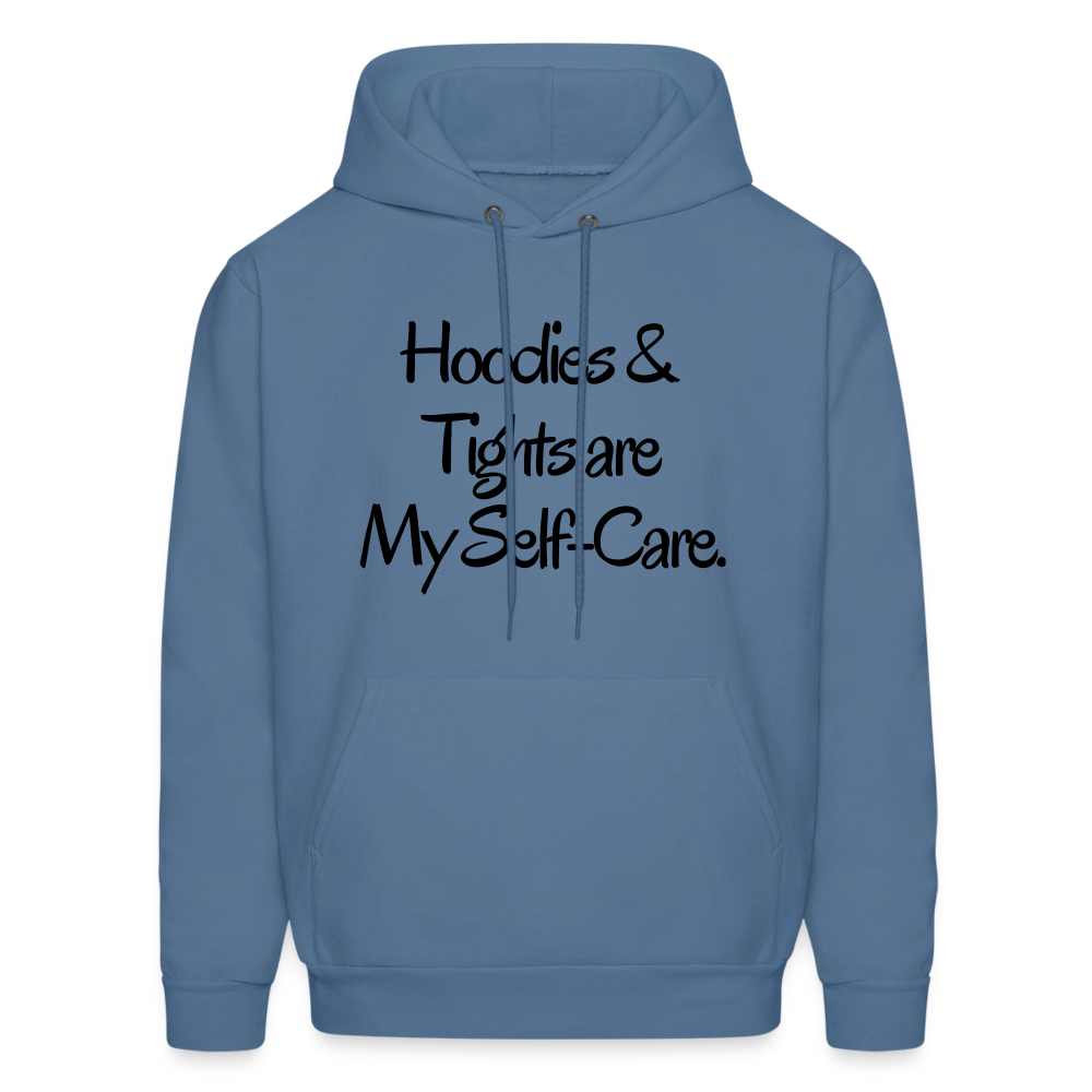 Hoodie and Tights - denim blue