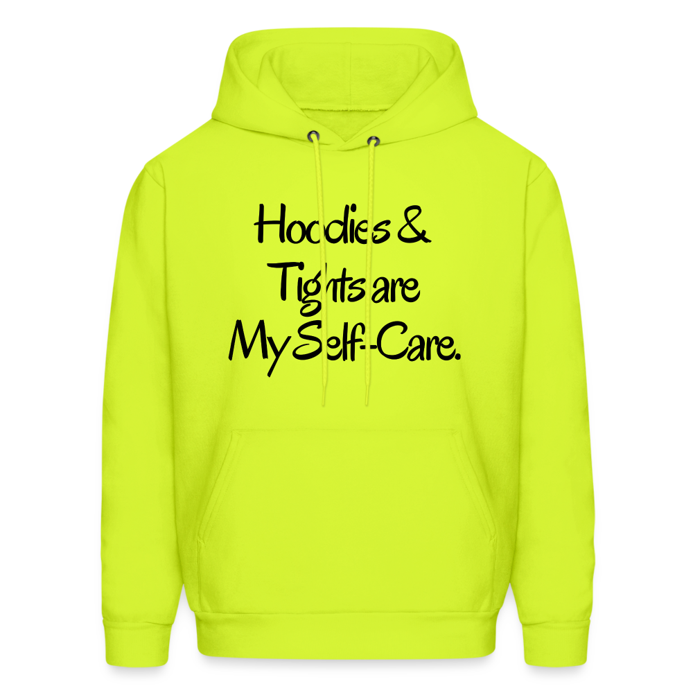 Hoodie and Tights - safety green
