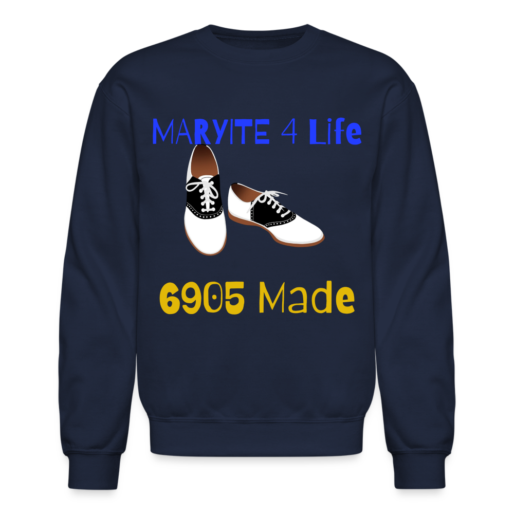Blue & Gold Homecoming Crewneck Sweatshirt - navy