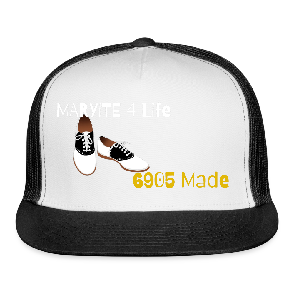 Trucker Cap - white/black