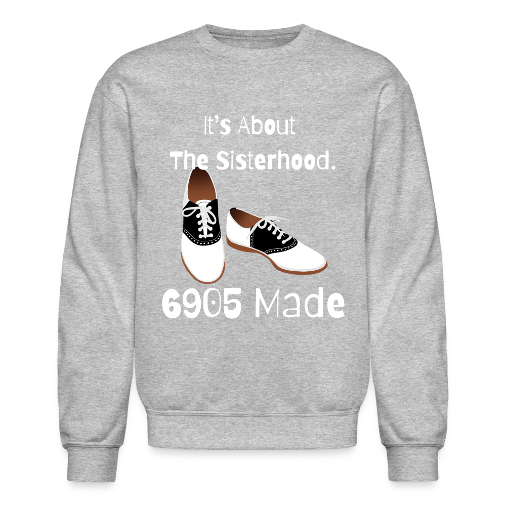 #SISTERHOOD Crewneck Sweatshirt - heather gray