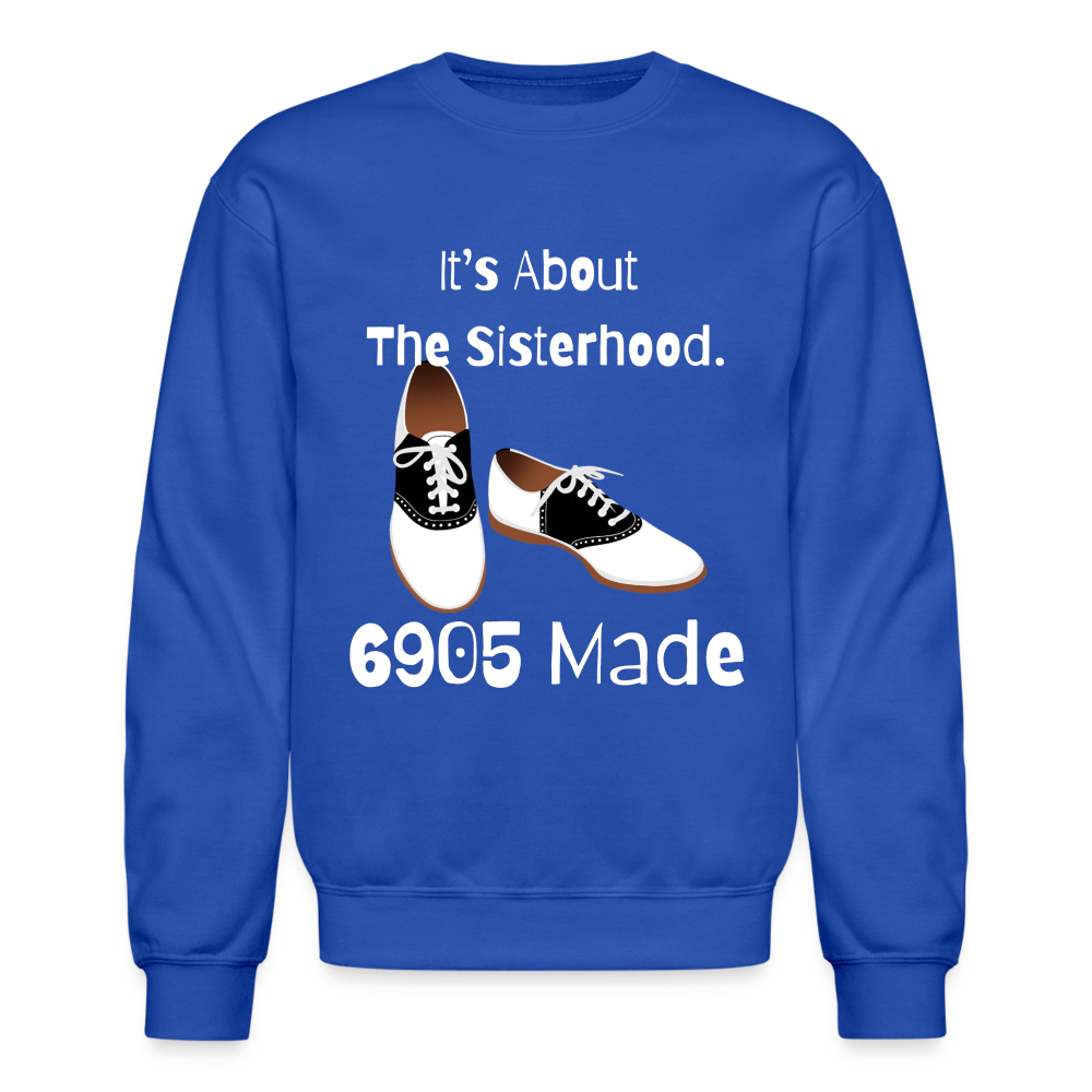 #SISTERHOOD Crewneck Sweatshirt - royal blue