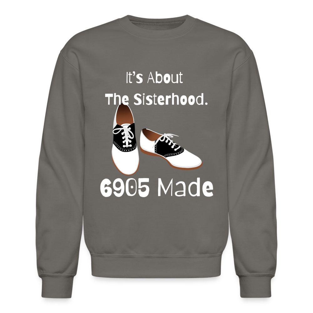 #SISTERHOOD Crewneck Sweatshirt - asphalt gray
