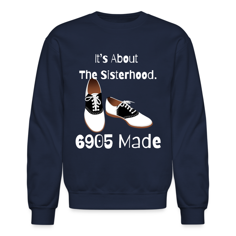 #SISTERHOOD Crewneck Sweatshirt - navy