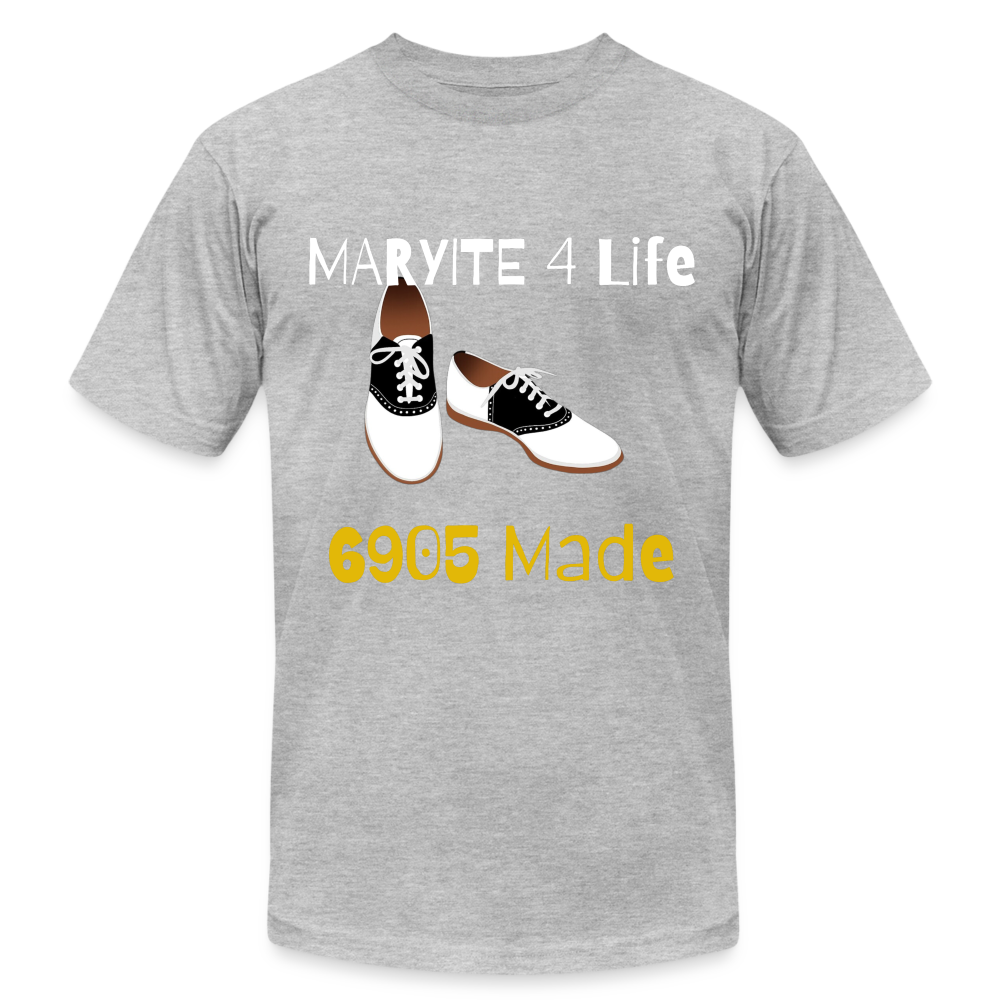 White Writing Maryite - heather gray