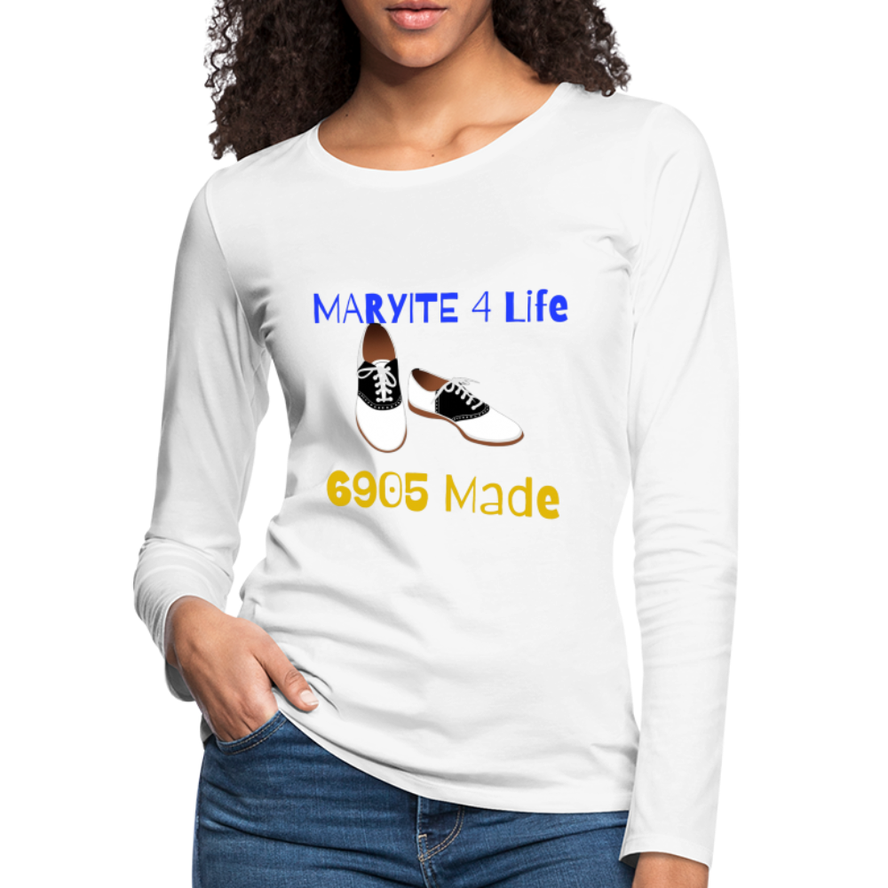Blue and Gold Homecoming Women's T-Shirt - white