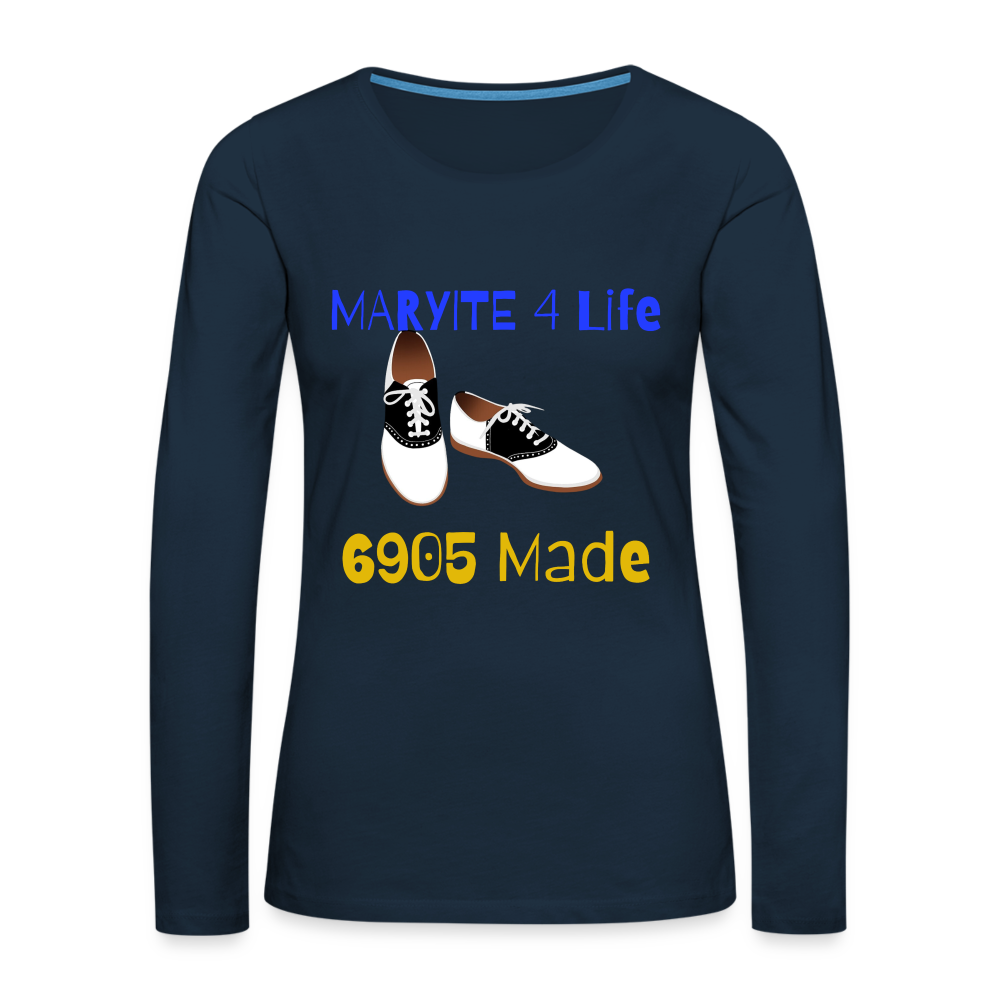 Blue and Gold Homecoming Women's T-Shirt - deep navy