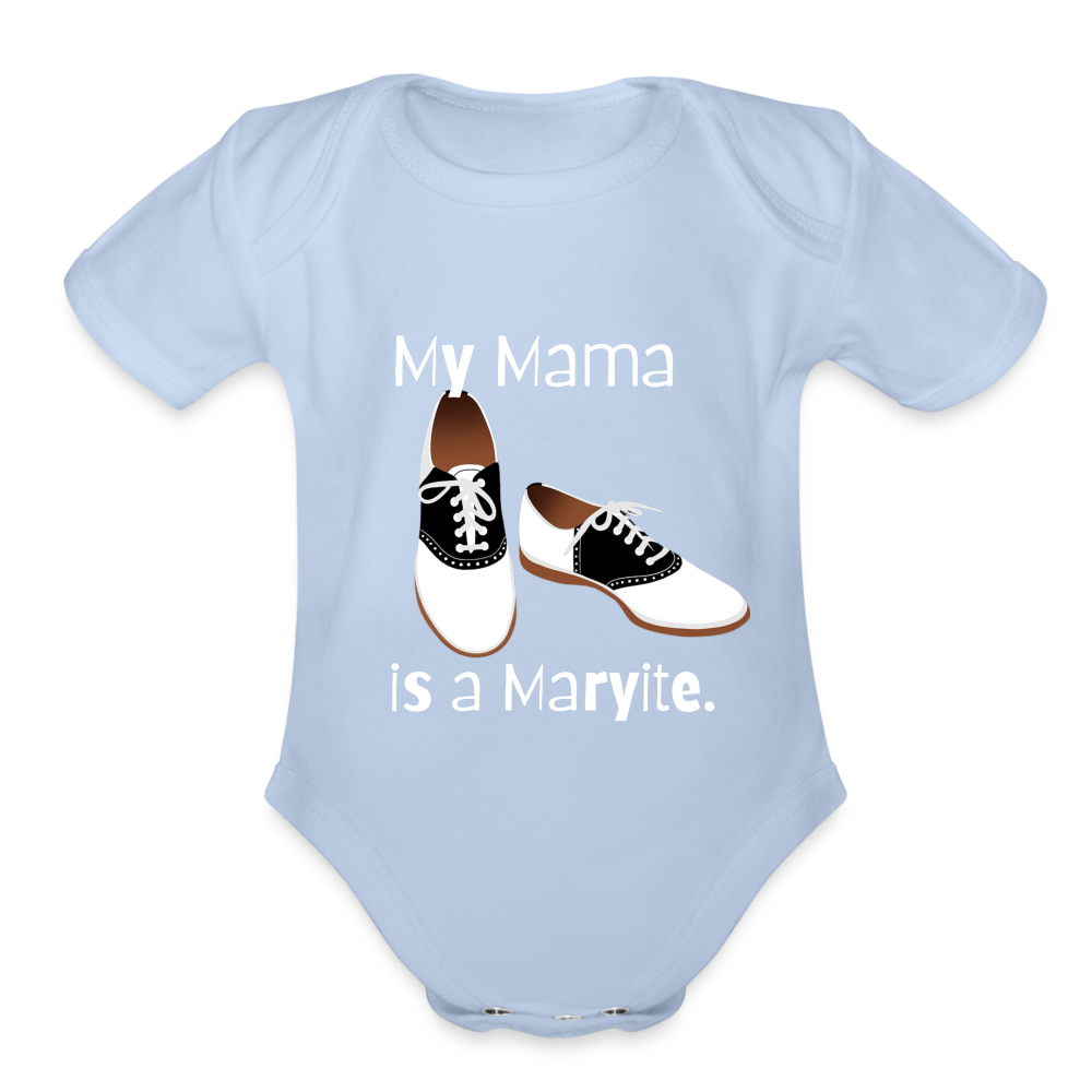 My Mama Baby Bodysuit - sky