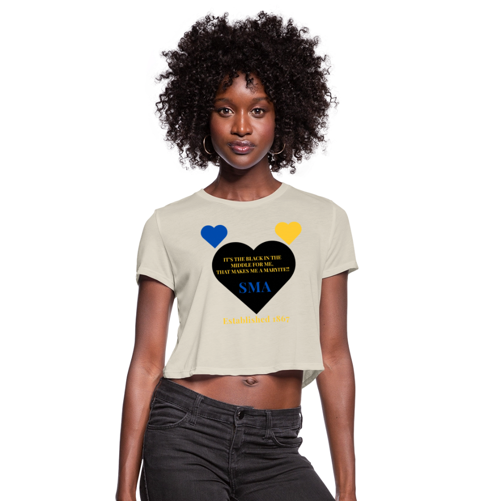 It’s the Black for me Cropped T-Shirt - dust