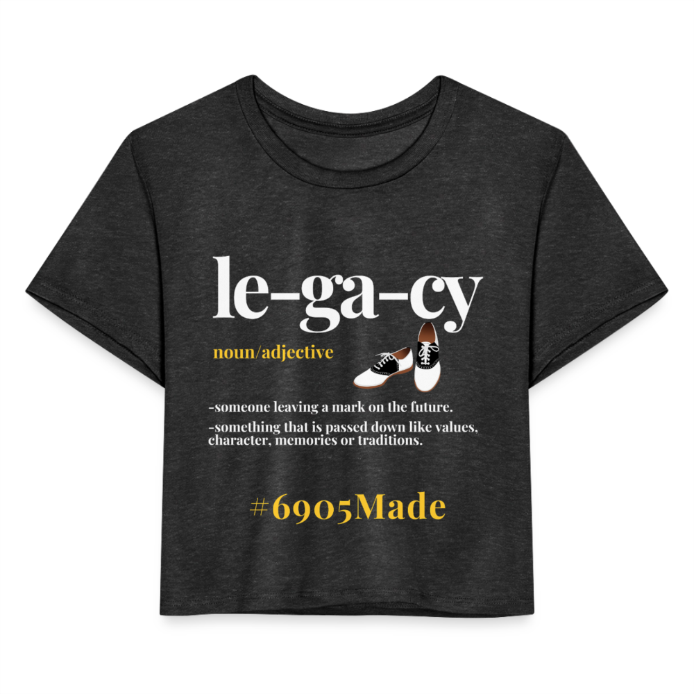 Legacy Cropped T-Shirt - deep heather