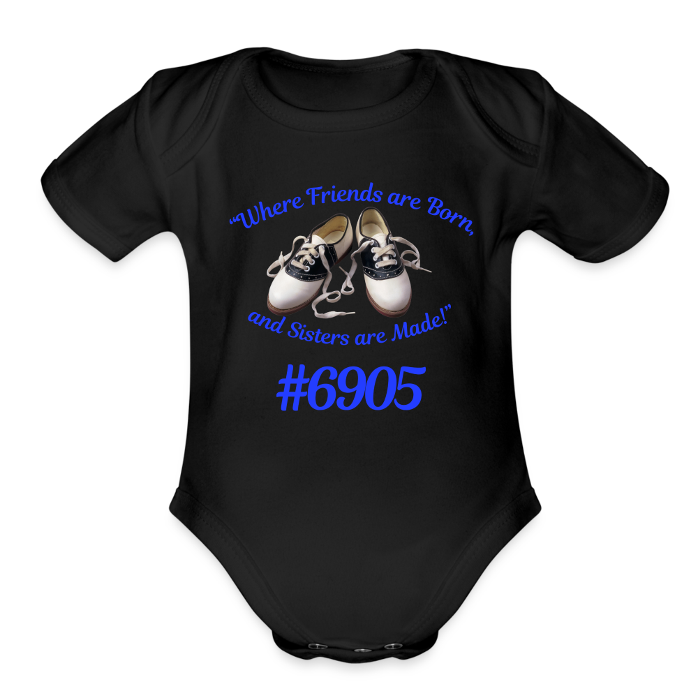 Sister’s Baby Bodysuit - black