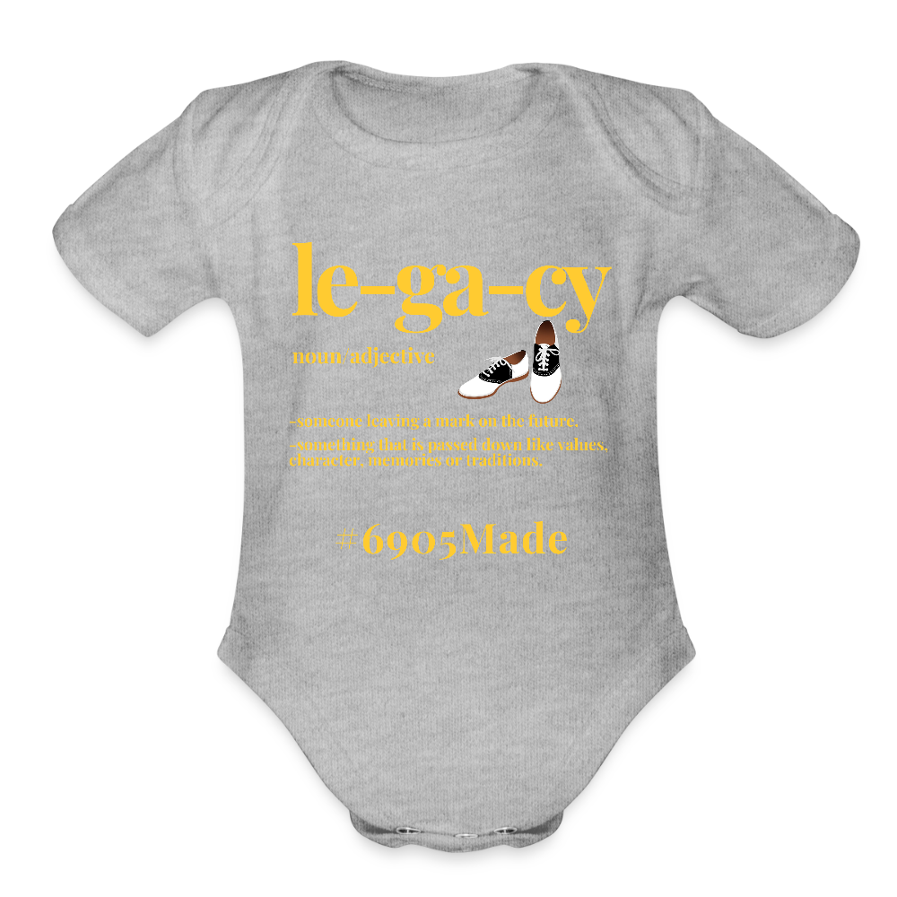Baby Legacy Bodysuit - heather grey