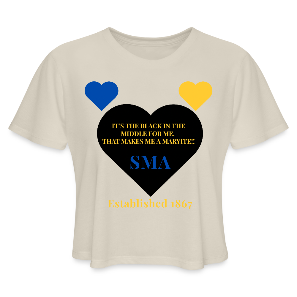 It’s the Black for me Cropped T-Shirt - dust