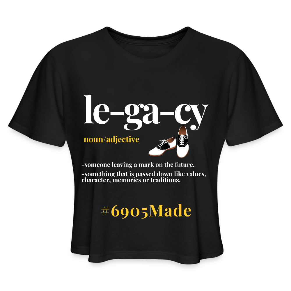 Legacy Cropped T-Shirt - black