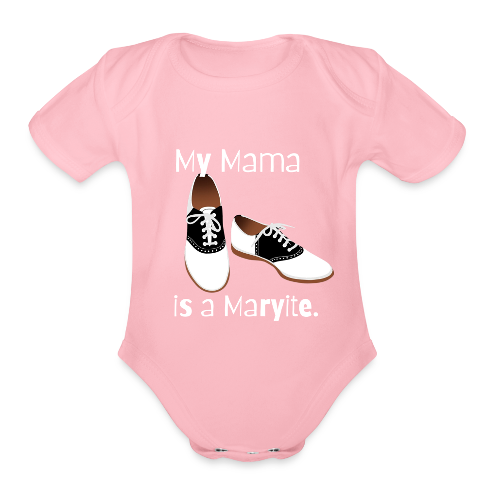 My Mama Baby Bodysuit - light pink