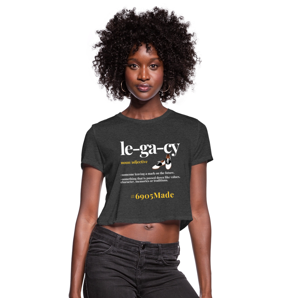 Legacy Cropped T-Shirt - deep heather