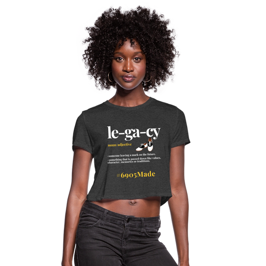 Legacy Cropped T-Shirt - deep heather