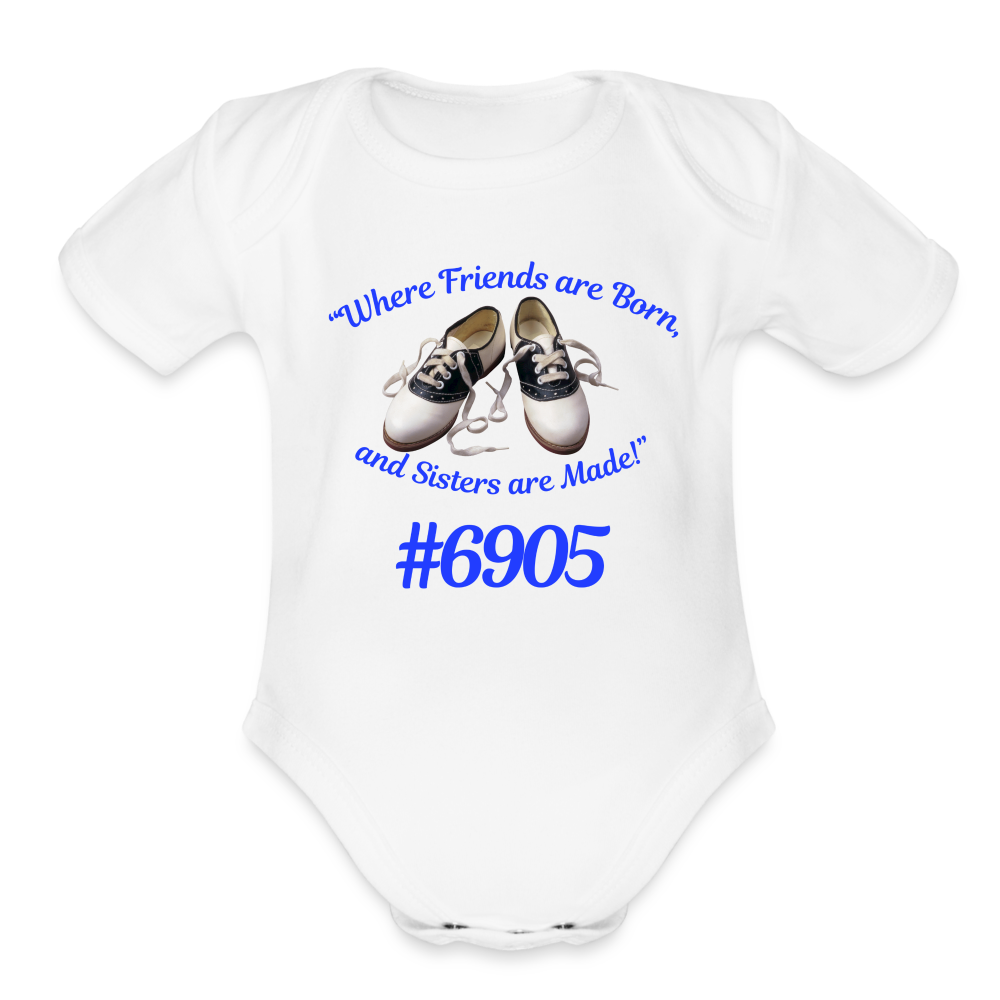 Sister’s Baby Bodysuit - white