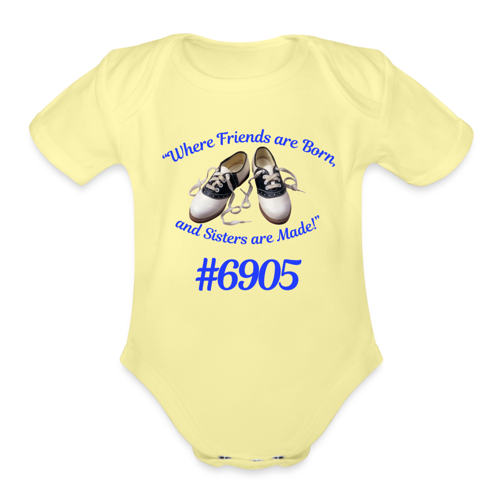 Sister’s Baby Bodysuit - washed yellow