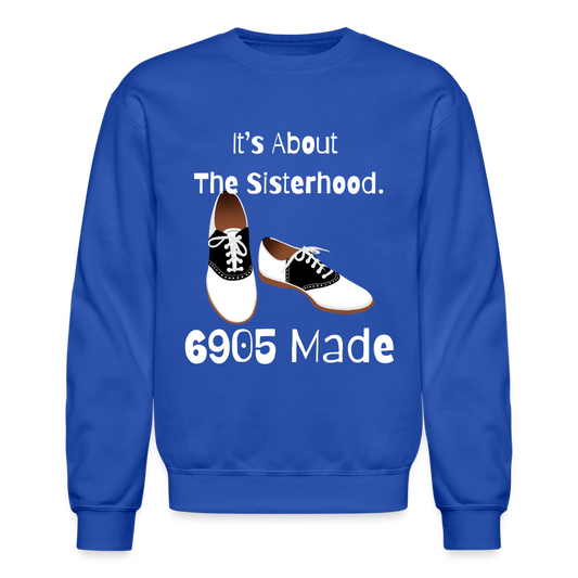 #SISTERHOOD Crewneck Sweatshirt - royal blue