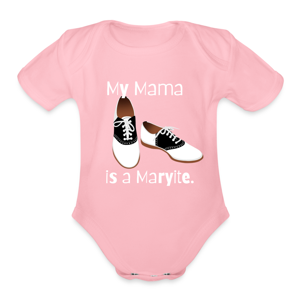 My Mama Baby Bodysuit - light pink