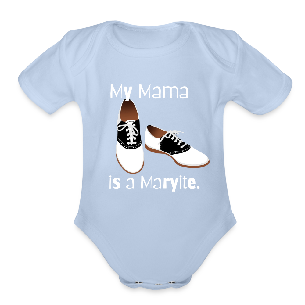 My Mama Baby Bodysuit - sky