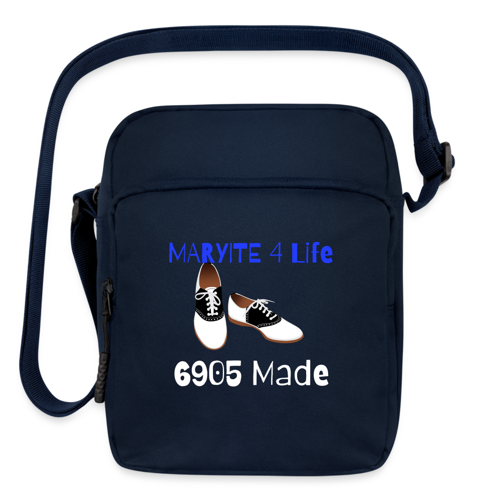 Maryite Upright Crossbody Bag - navy