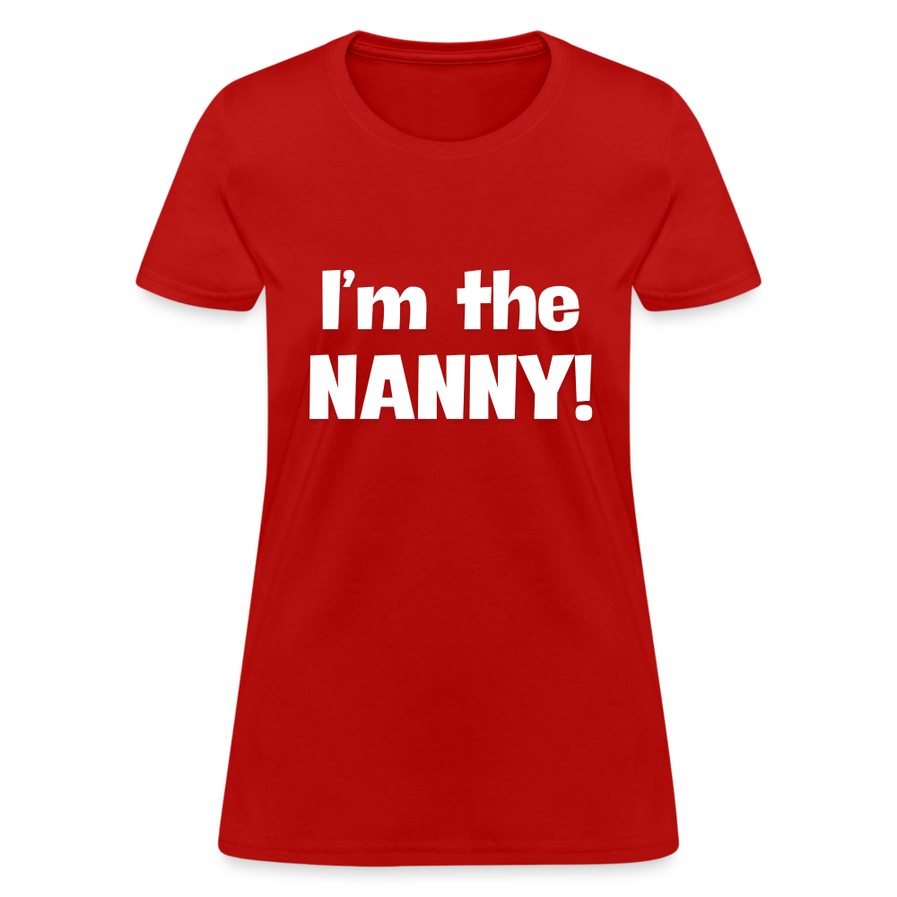 THE NANNY - red